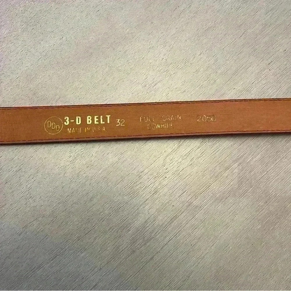 3D Western Leather Belt - Picture 2 of 7